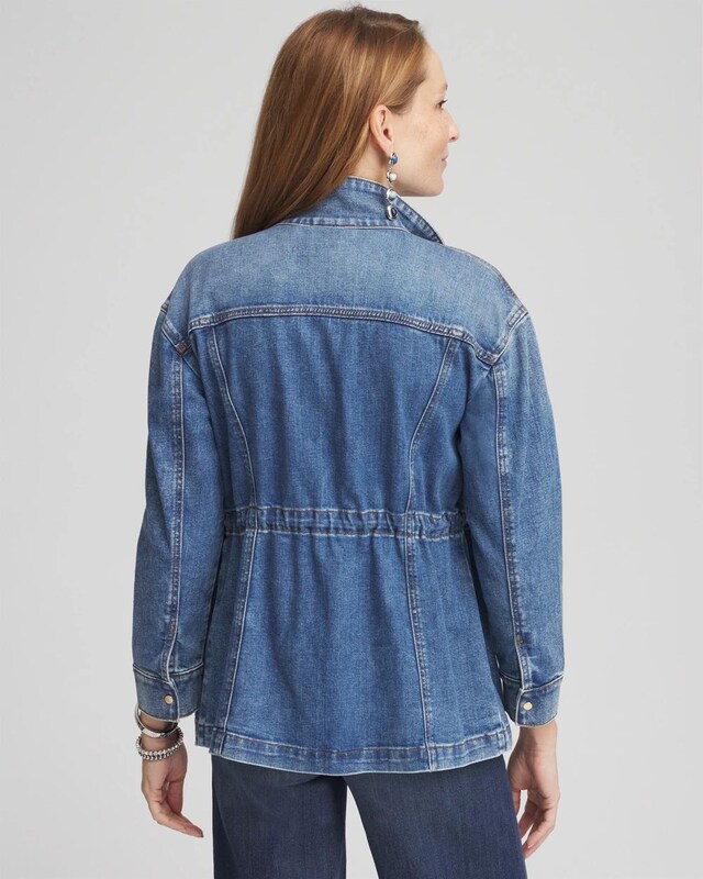 Denim Utility Jacket - image 3